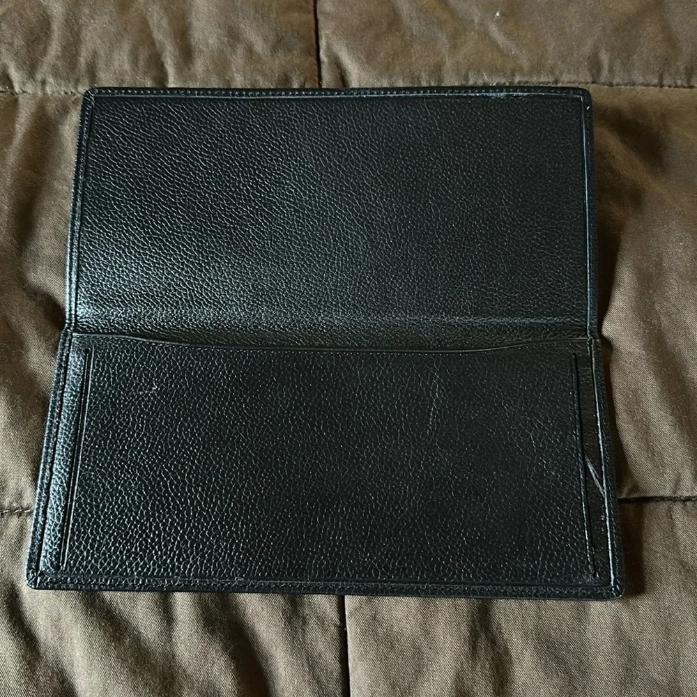 HSBC Premier Banking Leather Wallet & Checkbook Cover